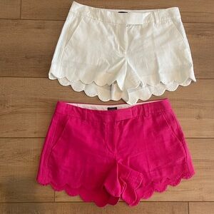 J.Crew women’s scalloped shorts sz8